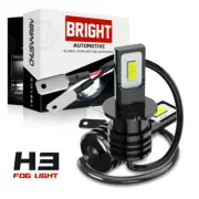 For Toyota Corolla 2001-2004 2Pc H3 LED Fog Driving Light bulbs 6000K (for: Toyota)