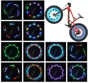 LED Bicycle Spoke Lights, Safety Tire Light, Waterproof, Different Patterns