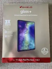 NEW ZAGG Invisibleshield Glass+ Screen Protector for IPad 11” Pro Gen 1 & 2
