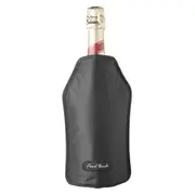 Final Touch Nylon Leak-proof Wine/Liquor Bottle Chiller/Cooling Sleeve Black