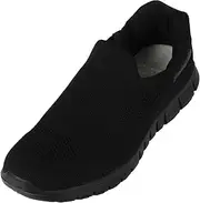 [Pure Walker] PW1502 Women's Hands-Free Shoes, All Black (019)
