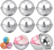 Snblzhef BathBomb Molds, 2.1 Inches Metal BathBomb Mold, BathBomb for DIY Making Supplies, for Crafting