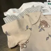 Carter’s 3 Pack Bodysuits Brown Tan Koala Bear Stripes Size 18 Months NWT