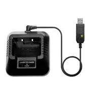Baofeng UV-5R Portable USB Charger Cable for UV-82 BF-F8HP GT-3 UV5R UV82 Radio