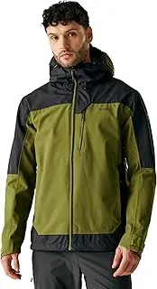 [REGATTA] Mens Highton IV Stretch Waterproof Jacket (UK Size: L) (Nephrite Green/Ash)