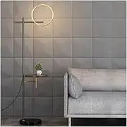 Indoor Floor Lamps Floor Lamps for Living Room Marble Tray Floor Lamp Vertical Lamp Indoor Decoration Lighting Reading Standing Lamp(Black)