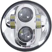 Motorcycle Headlight For Dyna For Sportster For Iron 883 For Indian For Scout For Triumph White DRL gul 5.75 LED Headlight Halo 5-3/4 Motorcycle Headlamp
