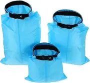 [Outanaya] 3pcs Dry Bag Storage Pouch Nylon 1.5l 2.5l Roll-top Hiking Backpack Accessory