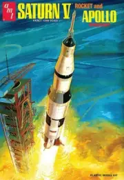 Amt/ Mpc AMT1174/12 - 1/200 Saturn V Rocket With Apollo-Kapsel - New
