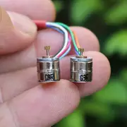 Micro Miniature 8mm 2-phase 4-wire Stepper Motor Stepping Motor 9T Copper Gear