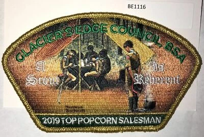 Boy Scout Glacier's Edge Council 2019 Top Popcorn Salesman CSP