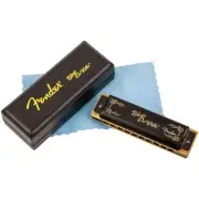 Fender Blues DeVille 10-Hole Diatonic Harmonica with Case, Key of C