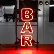 Beer Bar 24"x14" Neon Sign Lamp Light Wall Wall Open Club Glass Display Deco AL