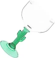 400ML Glass Margarita Cup Cactus Design Home Goblet for Delicate Drinking