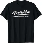 [X.Style] Karate Mom Definition Cool Mom Karate ds676 T-Shirt (S) Black