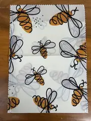 *NEW* Reusable Beeswax Sandwich and Snack Bags 10” and 8” Honeybee Design