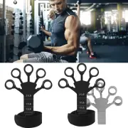 Finger Strengthener 6.6/8.8/11/13/17/21LB Silicone Finger Exerciser Hand GU