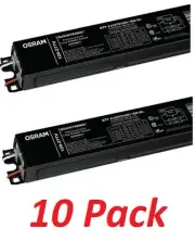 Sylvania Osram Quicktronic QTP2x59T8/UNV ISN-SC T8 Lamp Fluorescent Ballast 10PK