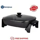 Westinghouse 40cm Electric Skillet XL Electric Frypan Pour Spout Non Stick Pan