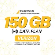150GB 5G Data Plan on Verizon with SIM / eSIM | Tablet | Hotspot | Router & More