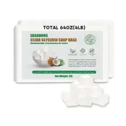 4LB Unscented Glycerin Soap Base DIY Handmade Soap Moisturizing Melt and Pour...