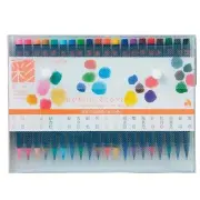 New Akashiya SAI Japanese Traditional 20 Colors Brush Watercolor Pen Japan