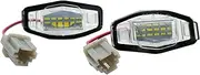 Fit For Acura MDX 07-13 RL 99-07 TL 04-08 TSX 04-14 ILX RDX 13-18 License Plate Lights Car Tail Light Number Plate Lamps