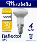 4 x 30W Incandescent R39 Reflector Light Globes Bulbs Screw E14 Dimmable SES