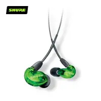 在飛比找PChome24h購物優惠-SHURE SE215隔絕噪音 耳道式耳機(限定綠)