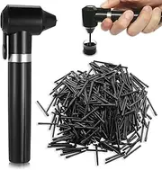 Ink Mixer Machine Set - Autdor Pigment Mixer Machine with 100Pcs Mixing Sticks Black Color Mixer Machine Ink Pigment Electric Agitator Machine for Permanent Makeup Eyebrow Microblading Supplies