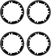 4PCS Hub Protection Cap 19-Inch Wheel Caps Replacement Wheel Full Rim Cover Accessories Compatible for Tesla Model Y 2018-2024(Matte Black)