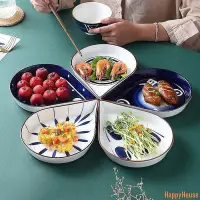 在飛比找Yahoo!奇摩拍賣優惠-【現貨】日式手繪菜盤 陶瓷餐具 拼盤餐具 盤子 拼盤組合 過
