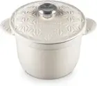 Le Creuset Cocotte Every 18 Brioche Japanese pattern Cast Iron Rice Pot 2L 18cm
