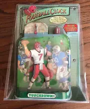 FOOTBALL CLOCK, Touchdown, Battery Operated, Movable Football Activates Voice