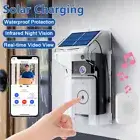 Wireless Video Doorbell Waterproof Camera Intercom Solar Charging Rain Cover