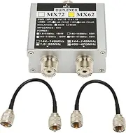 Antenna Combiner,Stable Signal Combines Signals,3 Frequency from 2 Digital HDTV Antennas,3 Frequency Power Passing for Preamplifiers and Boosters, for Transceiver