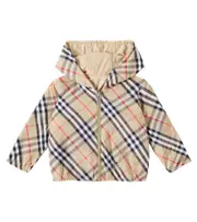 [Burberry Kids] Burberry Kids Burberry Check reversible jacket M 18 brown
