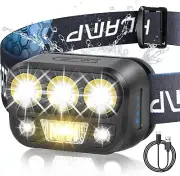 High Performance Rechargeable LED Headlamp Flashlight Waterproof 6 Modes