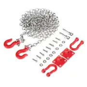 RC 1/10 Scale Alloy Hitch Tow Shackles Hooks Set For RC Model Car Crawler CR