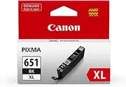 Canon (CPF6A) CLI651XLBK Black XL, one