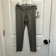 NEW Soffe 4127G Girls Slaying Silver Metallic Legging Size Large (12/14)