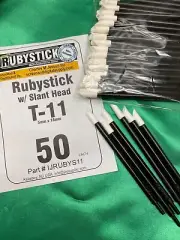 RUBYSTICK T11 Clean Stick R Rubber Swab Watch,Inkjet,Gunsmith,Electronics,Lab 50