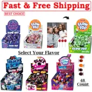 Charms Blow Pops, Black Ice Flavor, 48 Count (Pack of 1),Select Flavor