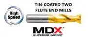1-3/8X1 HS 2FLT TIN-COATED S/E END MILL - ITEM NO- 231T 1-3/8X1