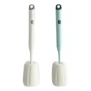 Long Handle Baby Bottle Brush Soft Sponge Brush Water Bottle Glass Cup Cleaner
