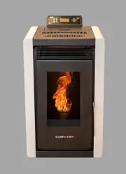 NEW ComfortBilt Alpine HP40 Small Mini Pellet Stove 25 LB Hopper Capacity WHITE