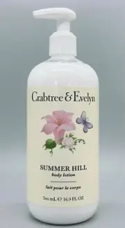 Crabtree & Evelyn Summer Hill Body Lotion 16.9 fl oz New