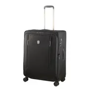 Victorinox Werks Traveller 6.0 - 70 cm Dual-Caster Expandable Softside Large Suitcase - Black