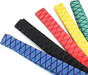5 Colors Badminton Racket Sleeve Tube - 1M 15/18/20/22/25/28/30/35/40/50mm Non-Slip Heat Shrink Wrap Tubing Fishing Rod DIY