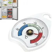 Temperature Measuring Tool for Refrigerator | Compact Dial Fridge Temperature Monitor,Small Size Kitchen Instrument for Freezer Refrigerator Cooler